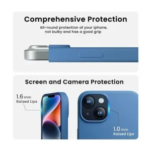 ORNARTO Compatible con iPhone 14 6.1 silicona líquida_4