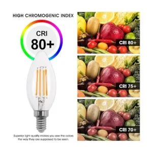 Bombillas LED de candelabro de 2 W regulables_4