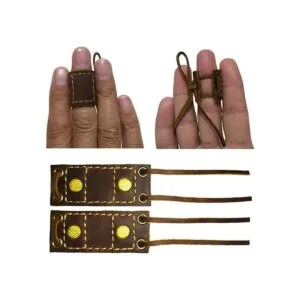 XTBOCA Dedal de piel genuina protector de dedo dedal_5