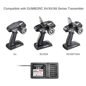 DUMBORC X6F Receptor RC de 6 canales de 2.4 GHz para_4