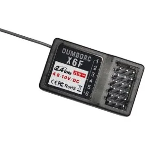 DUMBORC X6F Receptor RC de 6 canales de 2.4 GHz para_1