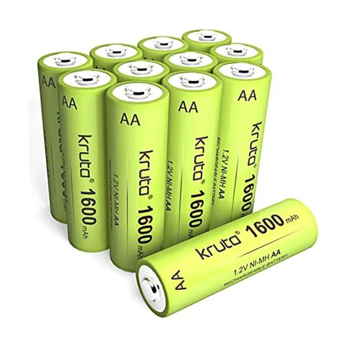 Kruta AA Baterías solares recargables de 1600 mAh de alta_1