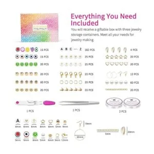 Paodey Juego de 12000 cuentas de arcilla para hacer_3