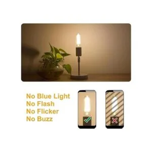 Bombillas LED tubulares regulables de 2 W blanco cálido_5