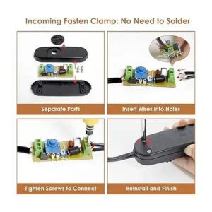 Interruptor de lámpara en línea paquete de 2 unidades_3