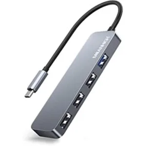 MEANHIGH Adaptador USB C Hub tipo C de 4 puertos para_1