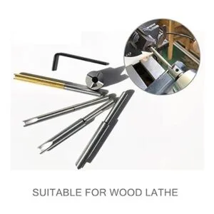 Kits de barril de bolígrafo giratorio de madera_5