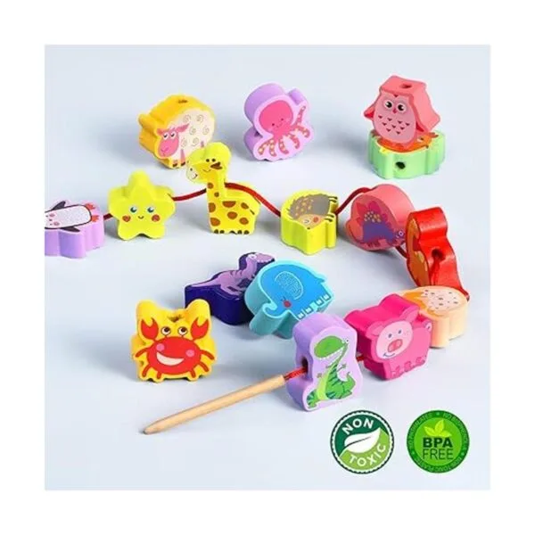 Montessori Juguetes educativos de madera para niños_3
