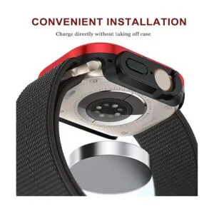 NINKI Funda de metal compatible con Apple Watch Ultra de_4