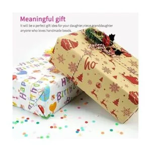 Paodey Juego de 12000 cuentas de arcilla para hacer_6