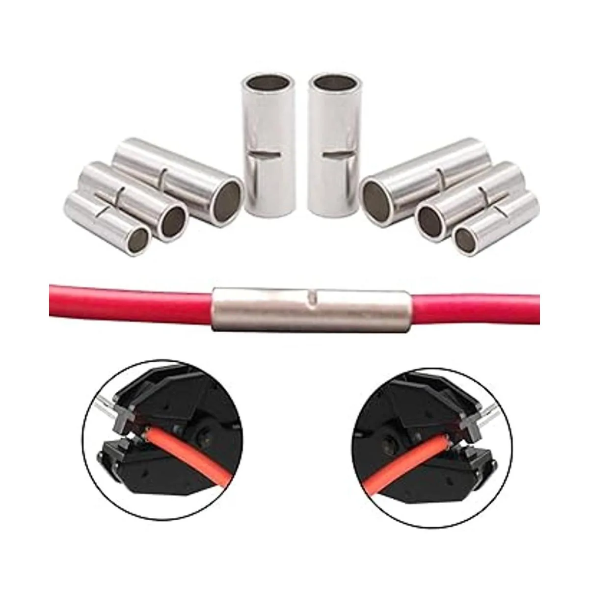 XFFCSEC Conectores a tope AWG calibre 48 Kit de empalme_2