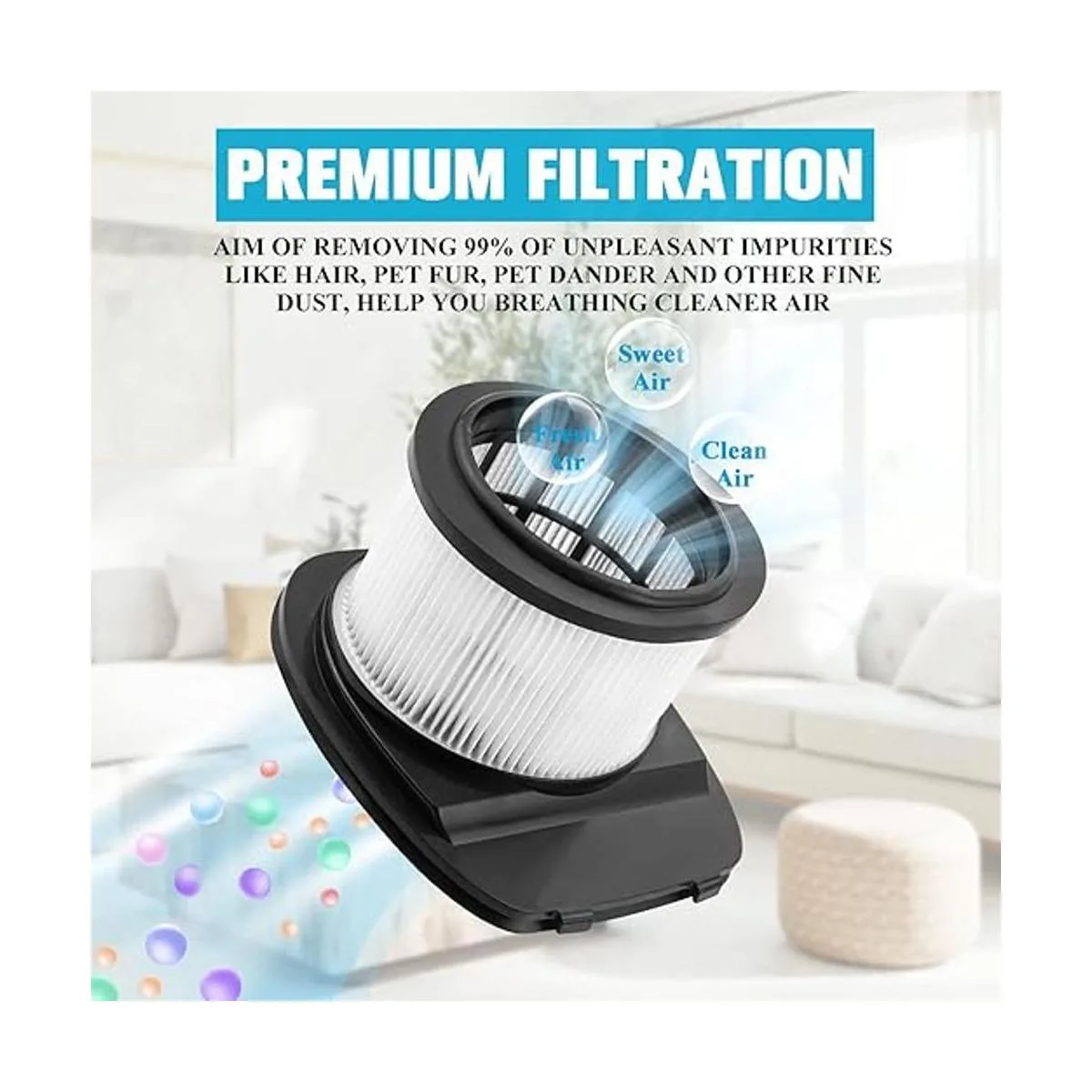 Filtro de repuesto para Shark Rocket Pet Pro IZ162H_2