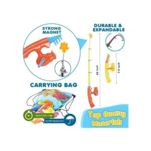 Cheffun Juguetes de piscina de agua de pesca para niños_6