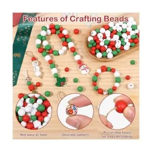 178 cuentas de silicona de Navidad cuentas sueltas de_4