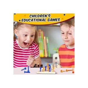 Juego de 6 clavijas triangulares de madera juego de mesa_4