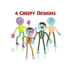 ArtCreativity Assorted Bendable Zombies for Kids Pack of_4