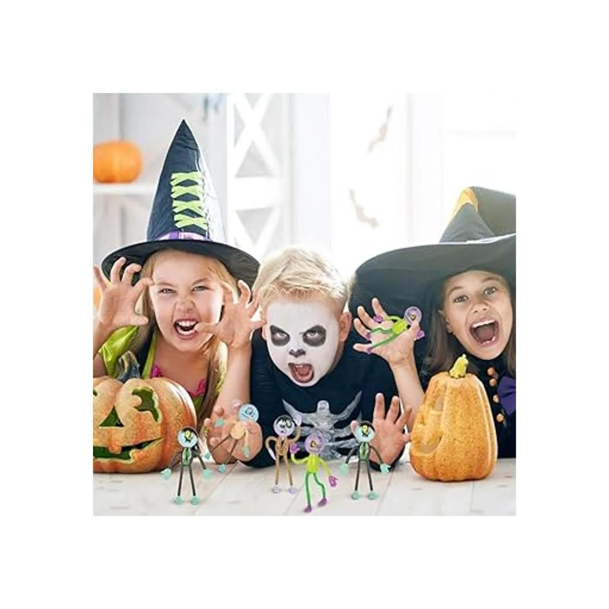 ArtCreativity Assorted Bendable Zombies for Kids Pack of_6