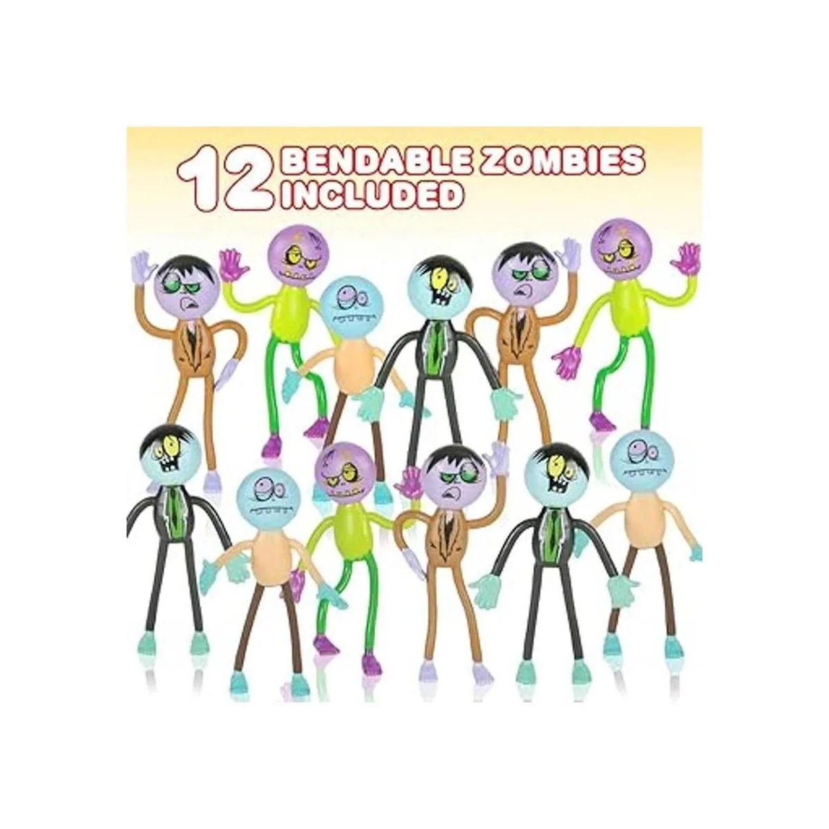 ArtCreativity Assorted Bendable Zombies for Kids Pack of_2