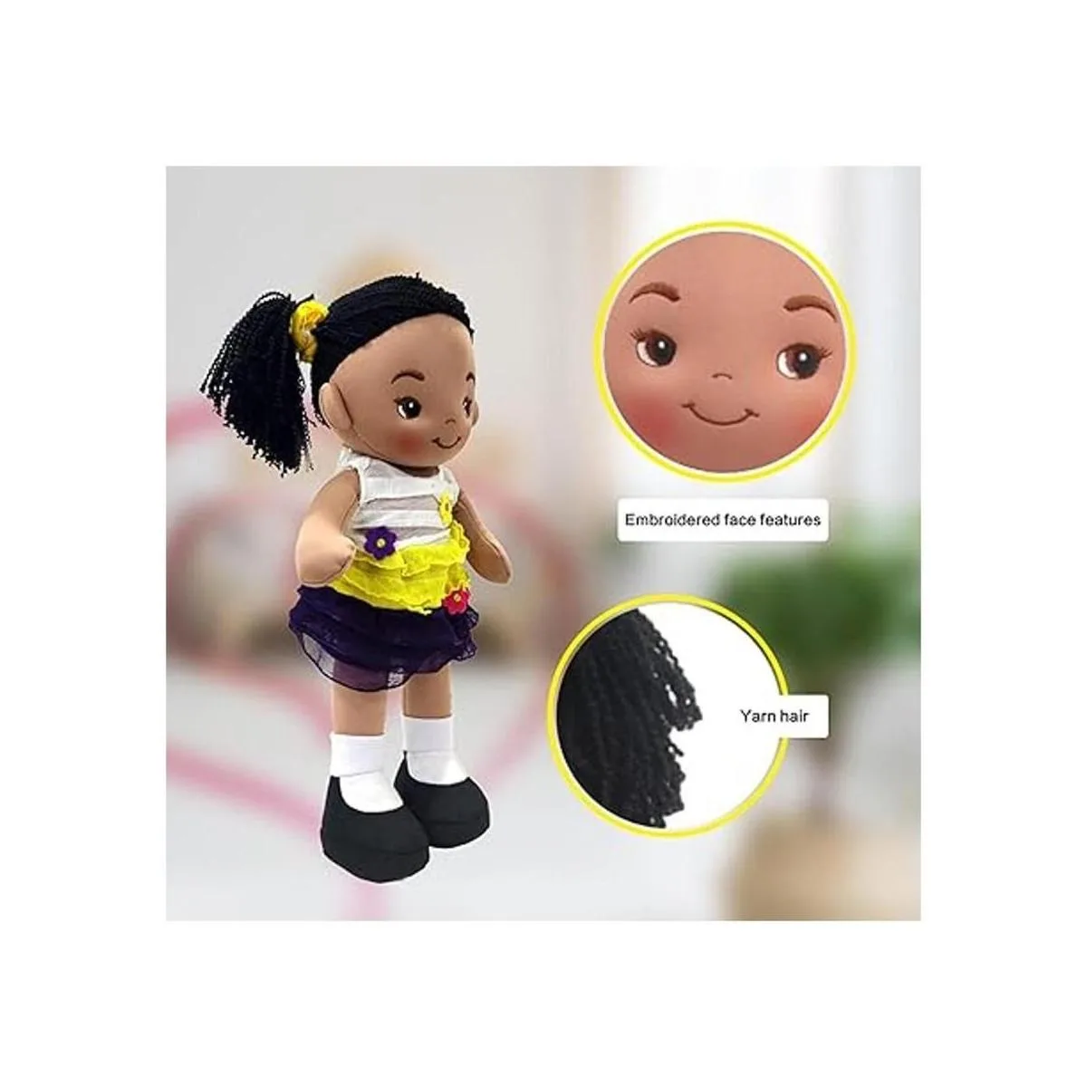 Linzy Plush Muñeca de trapo suave Aissa_5