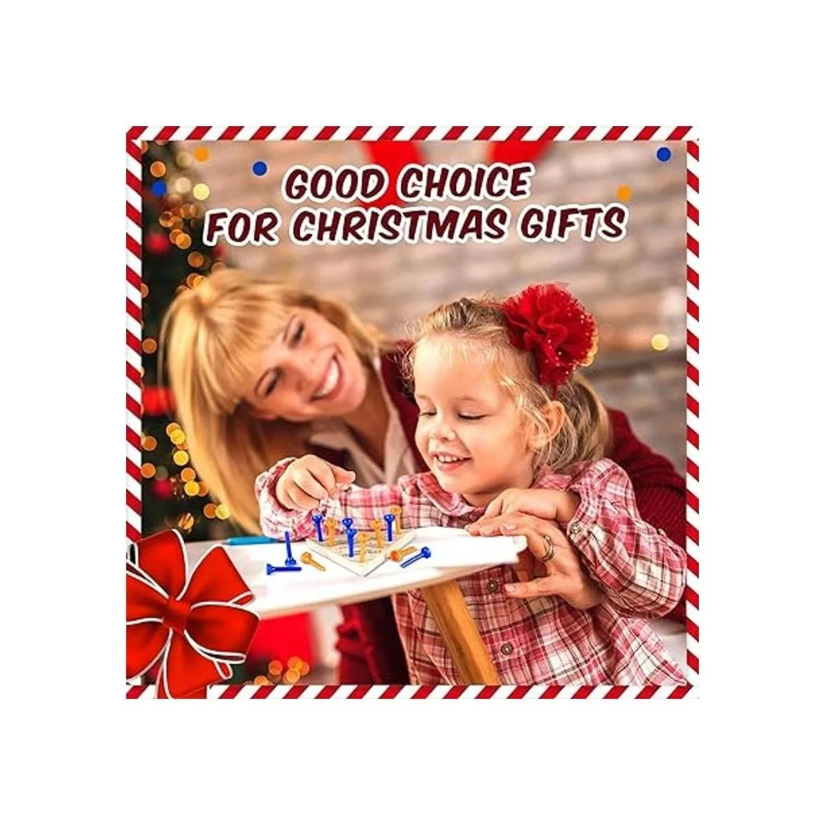 Juego de 6 clavijas triangulares de madera juego de mesa_3