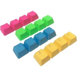 Juego de 4 llaves de goma para teclado mecánico Z X C V_4