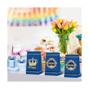 Paquete de 16 bolsas de regalo de fiesta de príncipe_5