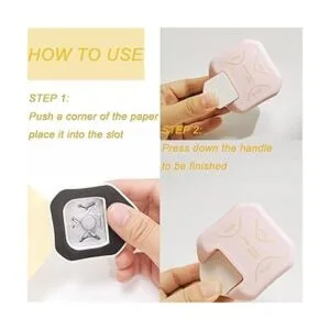 PRENDI 3 piezas de perforador de esquina con patrón_5