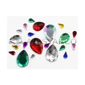 Allstarco Gemas de plástico de 0.709 x 0.512 in con parte_4