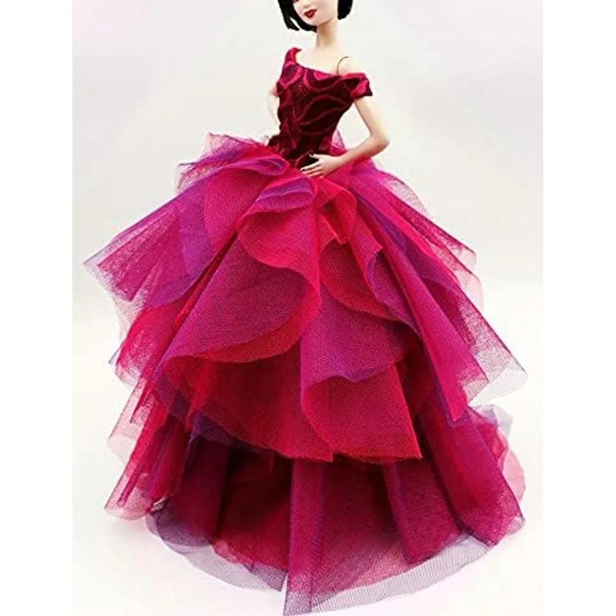 Cora Gu Vestido hecho a mano para muñecas de 12 pulgadas_1