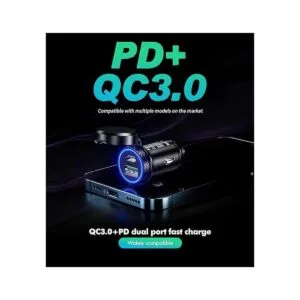 KEWIG Cargador USB C para automóvil 60 W5 A súper mini_4