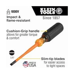 Klein Tools Destornillador aislado de 6926INS punta de_2
