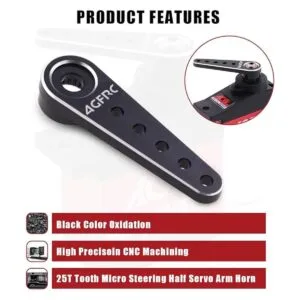 AGFRC 25T CNC Micro servo bocina de metal para A20CLS_3