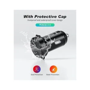 KEWIG Cargador USB C para automóvil 60 W5 A súper mini_6