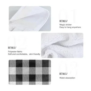 xigua Juego de 2 toallas de mano de cocina con diseño de_5