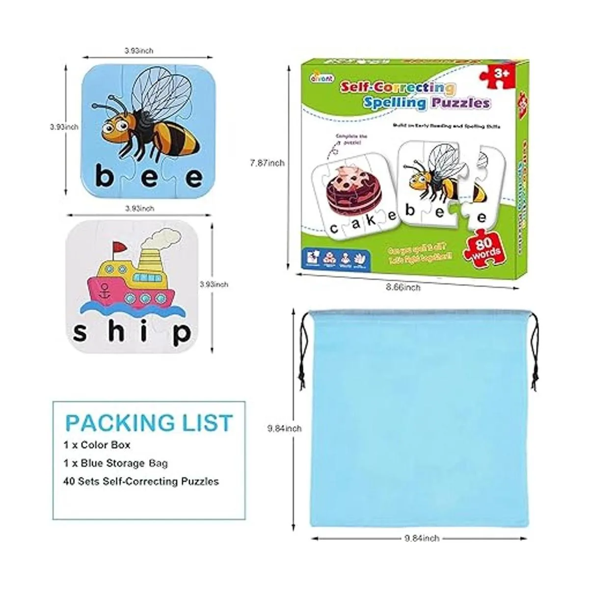 Rompecabezas de ortografía de 80 palabras de doble cara_5