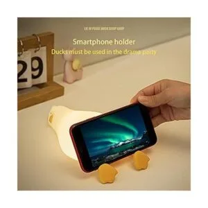 Benson Lying Flat Duck Night Light LED Squishy Duck Lamp_4