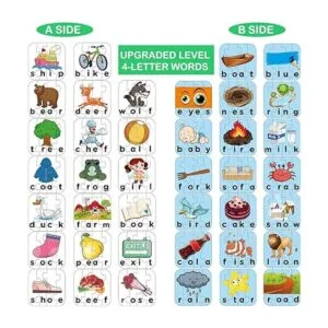 Rompecabezas de ortografía de 80 palabras de doble cara_4