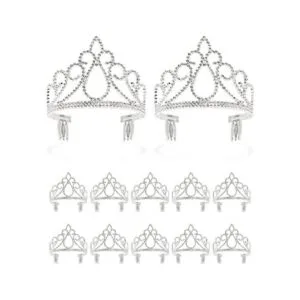 Princesa Tiara coronas para niñas y fiesta de cumpleaños_1