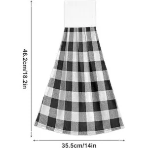 xigua Juego de 2 toallas de mano de cocina con diseño de_3