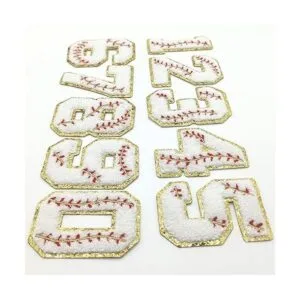 Parches de chenilla universitaria de 0 a 9 números de 2.95_7