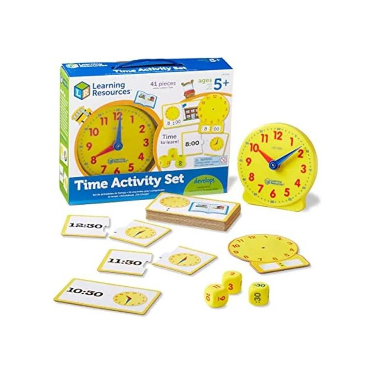 Learning Resources Juego de actividades de tiempo 41_1