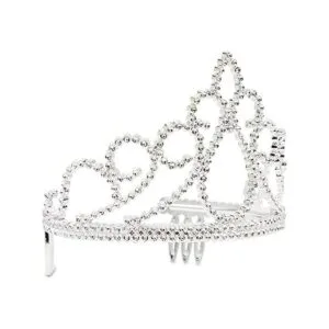 Princesa Tiara coronas para niñas y fiesta de cumpleaños_7