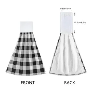 xigua Juego de 2 toallas de mano de cocina con diseño de_4