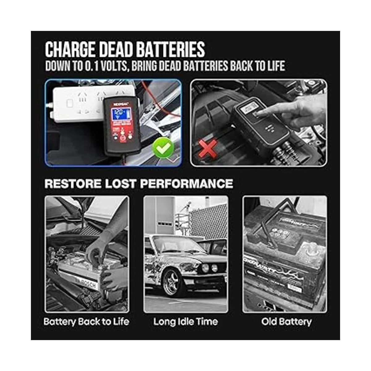 Cargador de batería de coche de 1.75 amperios cargador de_3