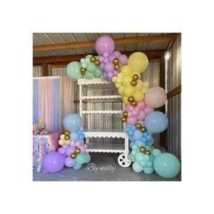 EUOPHYM Kit de guirnalda de globos pastel de 112 piezas_3