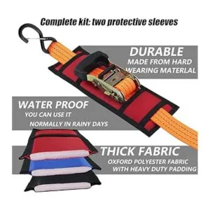 Ratchet Strap Protector Sleeve Universal Tie Down Strap_2