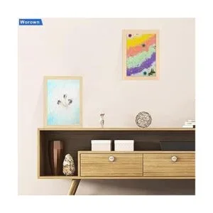 Worown Pantalla de madera para hacer papel de 5 tamaños_5