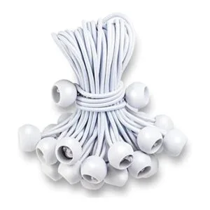 Cordones elásticos de bola de 6 pulgadas 50 lazos_1