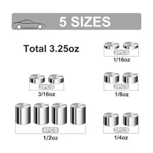 Pesas de tungsteno de 3.25 onzas para auto Derby de madera_2