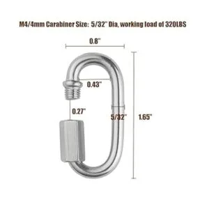 HZSOOCH Paquete de 20 eslabones rápidos de 532 pulgadas_2